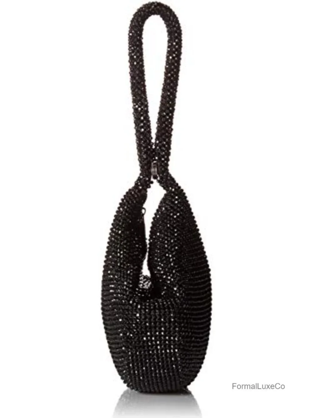 Metal Mesh Evening Wristlet Clutch Convertible Bag